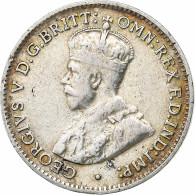 Australie, George V, Threepence, 1925, Argent, TTB, KM:24 - Threepence