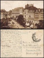 Ansichtskarte Plauen (Vogtland) Bahnhofstraße Kaffeehaus Trömel 1928 - Plauen