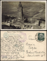 Kelbra (Kyffhäuser) Luftbilder Fliegeraufnahme Denkmal Felder 1933 - Kyffhäuser