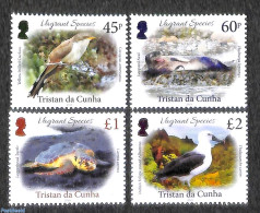 Tristan Da Cunha 2019 Vagrant Species 4v, Mint NH, Nature - Birds - Tristan Da Cunha