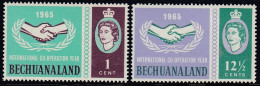 Bechuanaland 1965 - International Co-operation Year - Mi 179-180 ** MNH - 1965-1966 Interne Autonomie