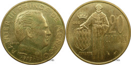 Monaco - Principauté - Rainier III - 20 Centimes 1979 - SUP/MS60 - Mon6151 - 1960-2001 Francos Nuevos