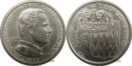 Monaco - Principauté - Rainier III - 1/2 Franc 1965 - SUP/AU55 - Mon6608 - 1960-2001 Nouveaux Francs