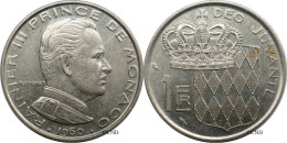 Monaco - Principauté - Rainier III - 1 Franc 1960 - TTB/XF45 - Mon6617 - 1960-2001 Neue Francs