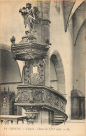 2 Cpa 29 CROZON. Eglise, Chaire Et Autel Des Martyrs - Crozon