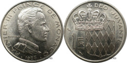 Monaco - Principauté - Rainier III - 1 Franc 1966 - SUP/AU55 - Mon6623 - 1960-2001 Neue Francs