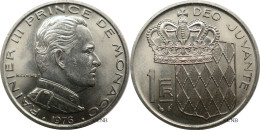 Monaco - Principauté - Rainier III - 1 Franc 1976 - SUP+/MS62 - Mon6629 - 1960-2001 Nouveaux Francs