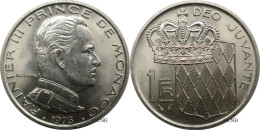 Monaco - Principauté - Rainier III - 1 Franc 1976 - SUP+/MS62 - Mon6629 - 1960-2001 New Francs