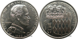 Monaco - Principauté - Rainier III - 1 Franc 1982 - SUP/MS60 - Mon6635 - 1960-2001 Nouveaux Francs