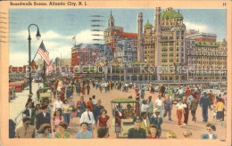 11705233 Atlantic_City_New_Jersey Boardwalk Scen - Altri & Non Classificati