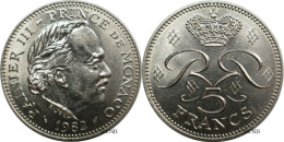 Monaco - Principauté - Rainier III - 5 Francs 1982 - SUP/AU55 - Mon6650 - 1960-2001 Neue Francs