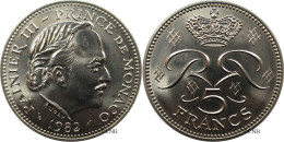 Monaco - Principauté - Rainier III - 5 Francs 1982 - SUP+/MS62 - Mon4771 - 1960-2001 Francos Nuevos