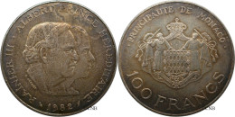 Monaco - Principauté - Rainier III - 100 Francs 1982 - SUP/AU55 - Mon6793 - 1960-2001 Nouveaux Francs