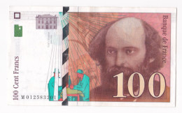 100 Francs Cézanne 1997, Alphabet : M 012583201 , Tres Beau Billet - 100 F 1997-1998 ''Cézanne''