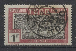 TOGO - 1924 - N°YT. 141 - Palmiste 1f Brun - Oblitéré / Used - Gebraucht