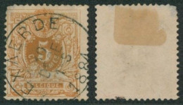 émission 1869 - N°28 Obl Simple Cercle "Exaerde", Manque Une Dent     // (AD) - 1869-1888 Leone Coricato