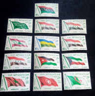 EGYPT 1964, Complete SET Of The SECOND ARAB LEAGUE COUNCIL SET, SG 805-817, MNH, Original Gum. - Unused Stamps