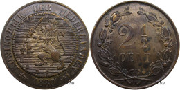 Pays-Bas - Royaume - Guillaume III - 2 1/2 Cents 1880 - SUP/AU55 - Mon4045 - 1849-1890 : Willem III