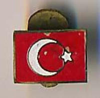 Insigne Boutonnière 16 X 12mm    Drapeau De La Turquie - Sonstige & Ohne Zuordnung