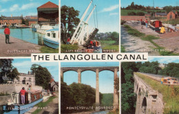 THE LLANGOLLEN CANAL - VEDUTE - CARTOLINA FP SPEDITA NEL 1974 - Denbighshire