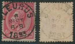 émission 1884 - N°46 Obl Simple Cercle "Fleurus" // (AD) - 1884-1891 Leopoldo II