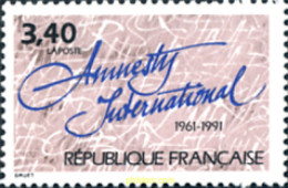 124151 MNH FRANCIA 1991 30 ANIVERSARIO DE AMNISTIA INTERNACIONAL - Andere & Zonder Classificatie