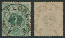 émission 1884 - N°45 Obl Simple Cercle "Floreffe" // (AD) - 1884-1891 Leopold II