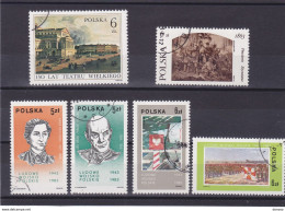 POLOGNE 1983 Yvert 2661-2662 + 2695-2698 Oblitéré, VFU - Usati