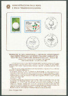 Italy 1988 Football Soccer World Cup Commemorative Print - 1990 – Italy