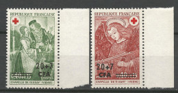 REUNION Croix Rouge N° 391 Et 392 NEUF** LUXE SANS CHARNIERE NI TRACE / Hingeless  / MNH - Unused Stamps