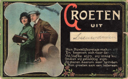 Leeuwarden Groeten Uit Fantasiekaart Oud 1918 C3166 - Leeuwarden