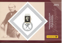 Germany Special FDC 2015 Issue In A5 Folder - Stamp Day - One Penny Black - 2011-…