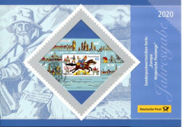 Germany Special FDC 2020 Issue In A5 Folder - Europa Cept Historical Mail Routings - 2011-…
