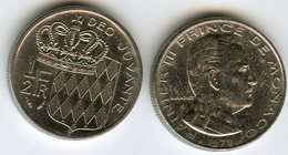 Monaco 1/2 Franc 1978 GAD 149 KM 145 - 1960-2001 Neue Francs