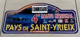 4e RALLYE NATIONAL  PAYS De SAINT-YRIEX    17- 18 Septembre 2005 - Rallyeschilder