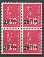 REUNION N° 393 Marianne De Béquet Bloc De 4 NEUF** LUXE SANS CHARNIERE NI TRACE / Hingeless  / MNH - Neufs