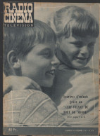 Revue  RADIO CINEMA TELEVISION  N°414 22 Decembre1952    Sourires D'enfants  En Couv. (CAT4083 / 414) - Audio-video