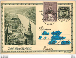 DINANT VUE SUR LA MEUSE OBLITEREE A DINANT EN 1934 - Illustrated Postcards (1971-2014) [BK]