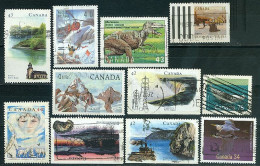 Canada Lot De Timbres Oblitérés  N° 887,955, 1115, 1127, 1204, 1209, 1239, 1240, 1241, 1331, 1338 Y&T - Gebruikt