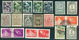 Roumanie Lot De Timbres De Service Taxe Colis Postaux Entre 1927 & 1972 Neufs Et Oblitérés Voir Scan - Dienstmarken