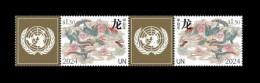 United Nations (New York) 2024 Mih. 1906/07 Lunar New Year. Year Of The Dragon MNH ** - Ungebraucht