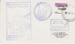Ross Dependency NZARP Ca Scott Base 7 JA 1976 (RO204) - Lettres & Documents