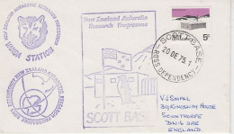 Ross Dependency NZARP  Ca Vanda Station Ca Scott Base 20 DEC 1975 (RO205) - Brieven En Documenten