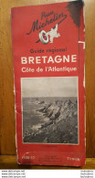 MICHELIN GUIDE REGIONAL BRETAGNE COTE DE L'ATLANTIQUE 1936-37 COMPOSE DE 176 PAGES PARFAIT ETAT - Michelin-Führer