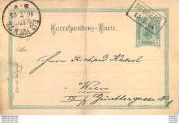 ENTIER POSTAL  AUTRICHE 1904 NEUBERG R2 - Other & Unclassified