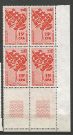 REUNION N° 409 Bloc De 4  NEUF** LUXE SANS CHARNIERE NI TRACE / Hingeless  / MNH - Unused Stamps