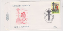 FDC 1136 COB 2600 La Bataille De Fontenoy Oblitération Fontenoy - 1991-2000