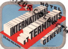 HOTEL INTERNATIONAL ET TERMINUS . GENEVE - Hotel Labels