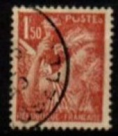 FRANCE   -  1944 .  Y&T N° 652  Oblitéré. O  Et S Sont Maculés - Used Stamps