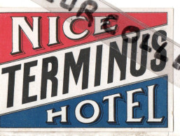 NICE . TTERMINUS  HOTEL - Etiketten Van Hotels